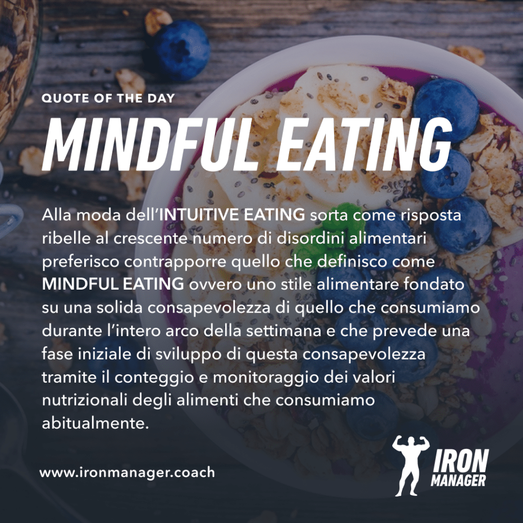 Mindful eating