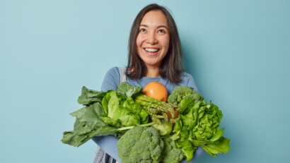 Conteggio macros e calorie di verdure e fibre