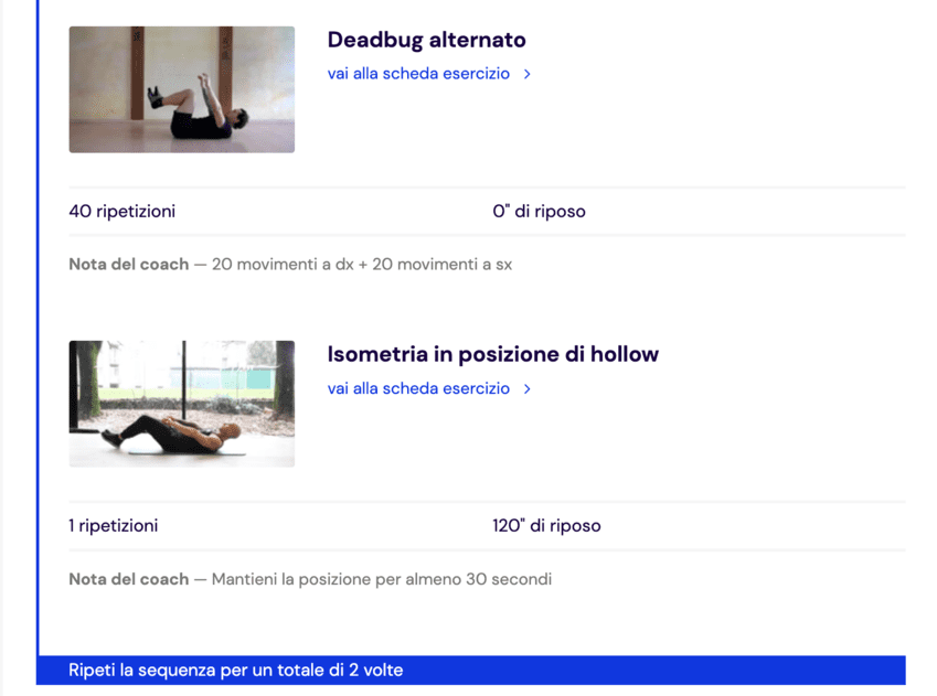 Anteprima allenamento metcon palestra ironmanager