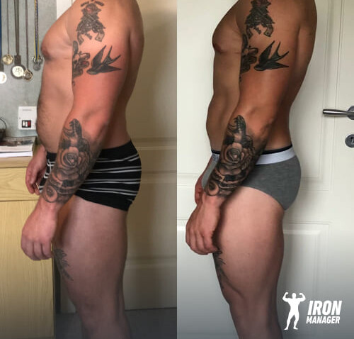 Metcon palestra ironmanager before and after