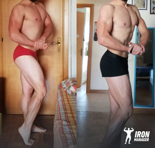 Allenamento braccia in palestra