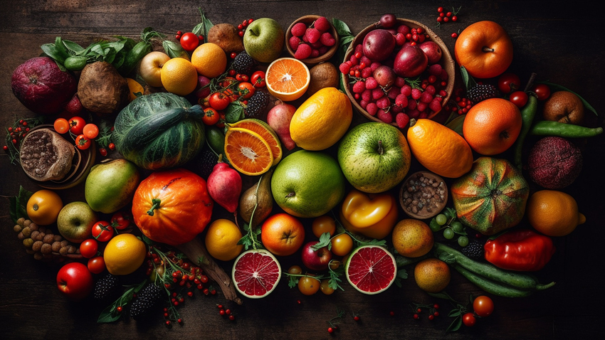 Frutta mista tavolo