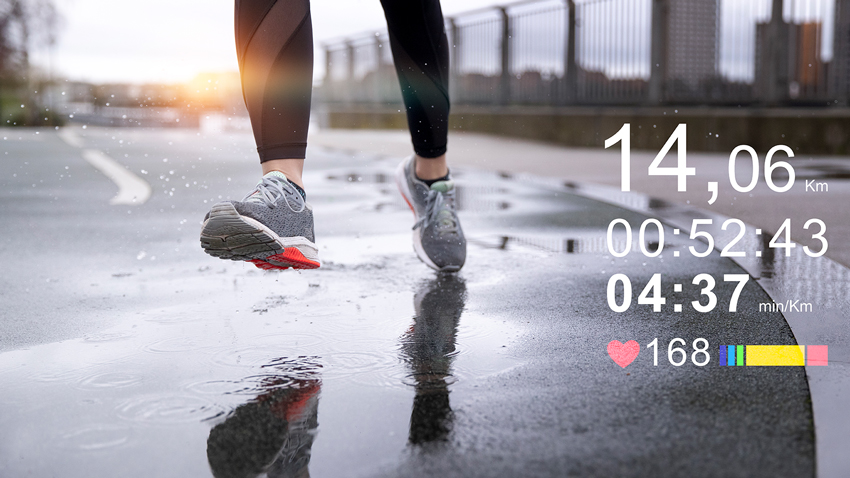 Running tempo sforzo allenamento