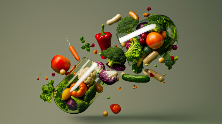 Integratori dieta vegetale sana